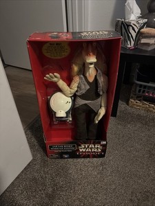 Star Wars Jar Jar Binks Wake Up System Figure Pit Droid Episode 1 