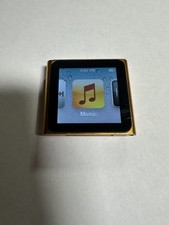 WORKING Apple iPod Nano 6th Generation Orange 8GB , No Charging Cable
