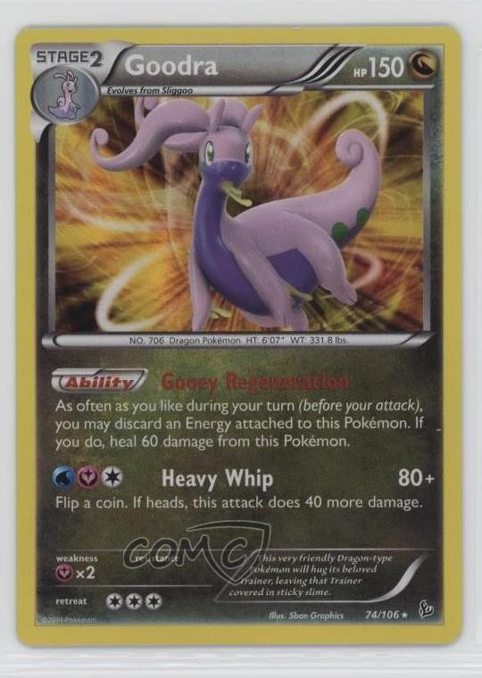 Goodra Holo Pokemon XY Flashfire #74