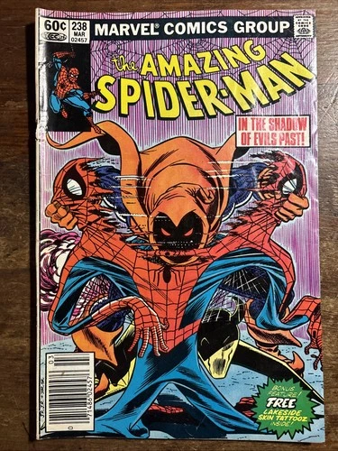 THE AMAZING SPIDER-MAN #238 1983 NEWSSTAND NO TATTOOZ 1ST HOBGOBLIN