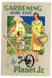 1930 Gardening Made Easy Planet Jr sales brochure & Guide S L Allen & Co