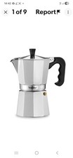 Stovetop Coffee Maker, 6 Cup Aluminium Italian Espresso Maker, 300ml - VonShef