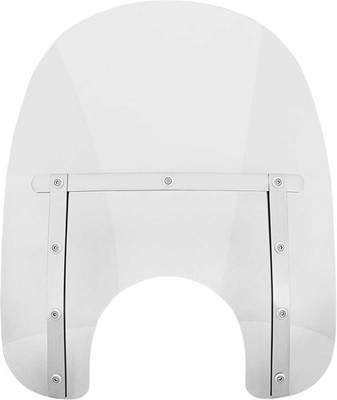 Memphis Shades Memphis Slim Windshield (7in. Cutout) - 15in. - Clear - MEM4110