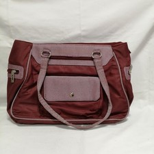 Borsa Guess in nylon con bordeaux bruciato usata