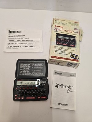 Franklin Spellmaster Plus SPQ-106 Kreuzworträtsellöser und Rechtschreibkorrektur