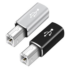 Type C Female to B Adapter USB/C Female to Printer Male Adapter USB/C to USB B