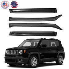4x Jeep Renegade 2015-2023 Out-channel Window Visors Rain Guards Deflector 4x Jeep Renegade 2015-2023 Out-channel Window Visors Rain Guards Deflector
