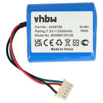 Akku für iRobot Braava 300 380 390 2000 381 380T 390T 2500mAh 7,2V
