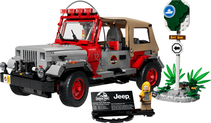 LEGO #77984: Jurassic Park Jeep® Wrangle Brand New Jurassic World