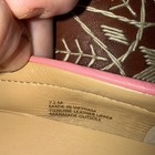 Rare  7.5 M  Talbots Hot Pink  Pebbled Leather with Gold Metal Tassel — photo 6
