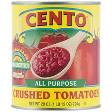 Cento All Purpose Crushed Tomatoes Can 100 Percent Vine Ripened Italian 28 oz