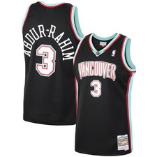 Men's Mitchell & Ness Shareef Abdur-Rahim Black Vancouver Grizzlies 2000/01