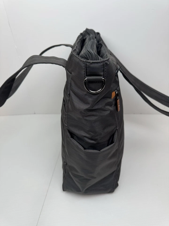 "Bolso de lona suave Ricardo Beverly Hills equipaje de fin de semana lona gris 16""" Foto 4 de 4