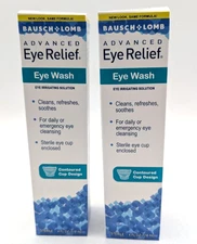 Bausch & Lomb Eye Wash Solution, 4 fl oz - 2 Pack