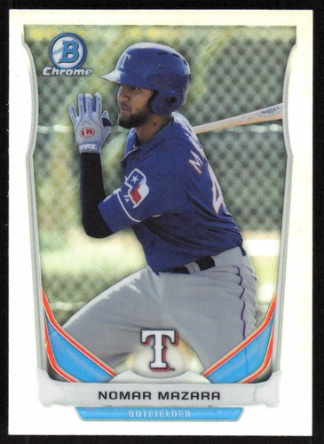 2014 Bowman Draft Chrome Top Prospects Refractors #CTP-90 Nomar Mazara