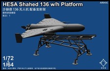 1/72Iranian Shahed 136 "Little Motorcycle" Suicide Drone with Launcher Unpainted