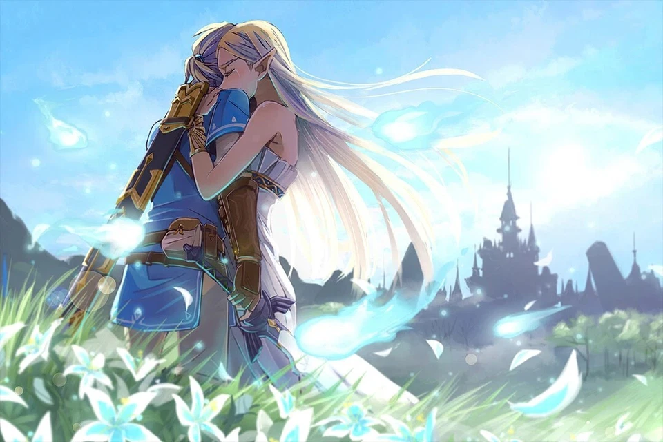 The Legend Of Zelda Breath Of The Wild Game Poster print 16"x24" HOME DECOR - Image 3 of 4