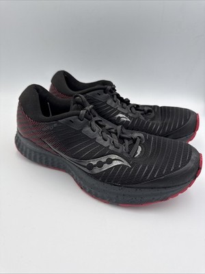 Saucony Guide 13 TR S10558-20 Black Red Running Shoes Sneakers Womens Size 10