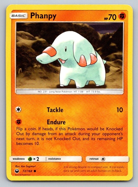 Phanpy SM - Celestial Storm 72/168 NM