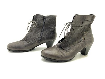 Gabor Damen Stiefel Stiefelette Ankle Boots Grau Gr. 40,5 (UK 7)