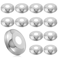 12 Pcs 1/2 Inch Escutcheon Plates Pipe Covers Stainless Steel Escutcheon