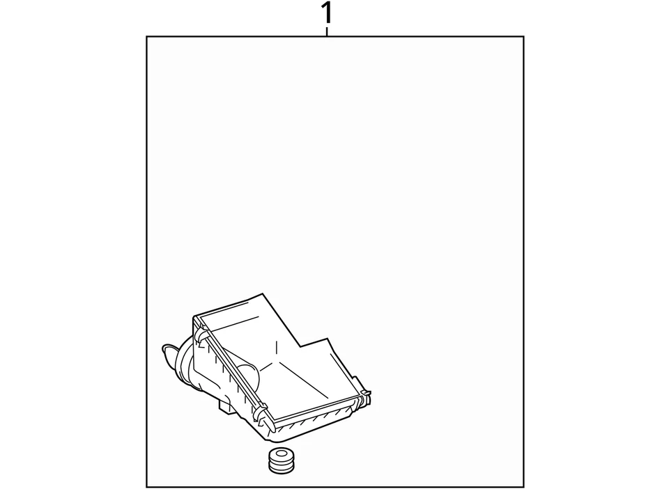 Air Cleaner 4.0L 1GRFE Engine 6 Cylinder Fits 10-24 4 RUNNER 5214767 - Image 4 of 4