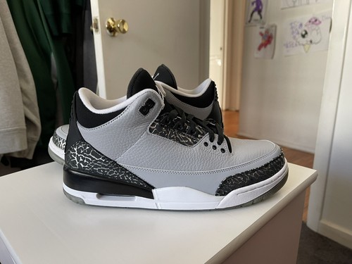 Air Jordan 3 Retro Wolf Grey 2014 Size 