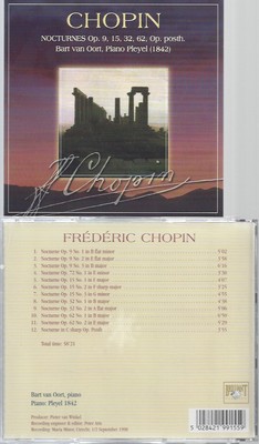 CD--FREDERIC CHOPIN UND BART VAN OORT -- CHOPIN: NOCTURNES OP. 9, 15, 32, 62