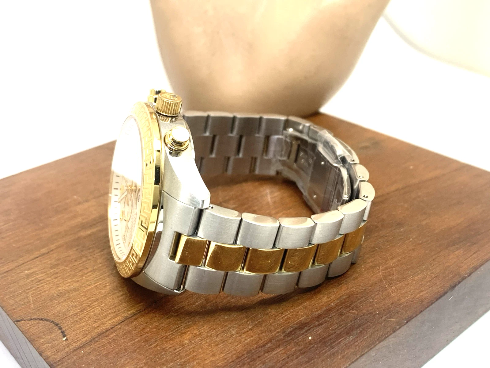 Orologio Versace Donna VEOX00822 Quarzo Svizzero Cronografo Acciaio Bicolore