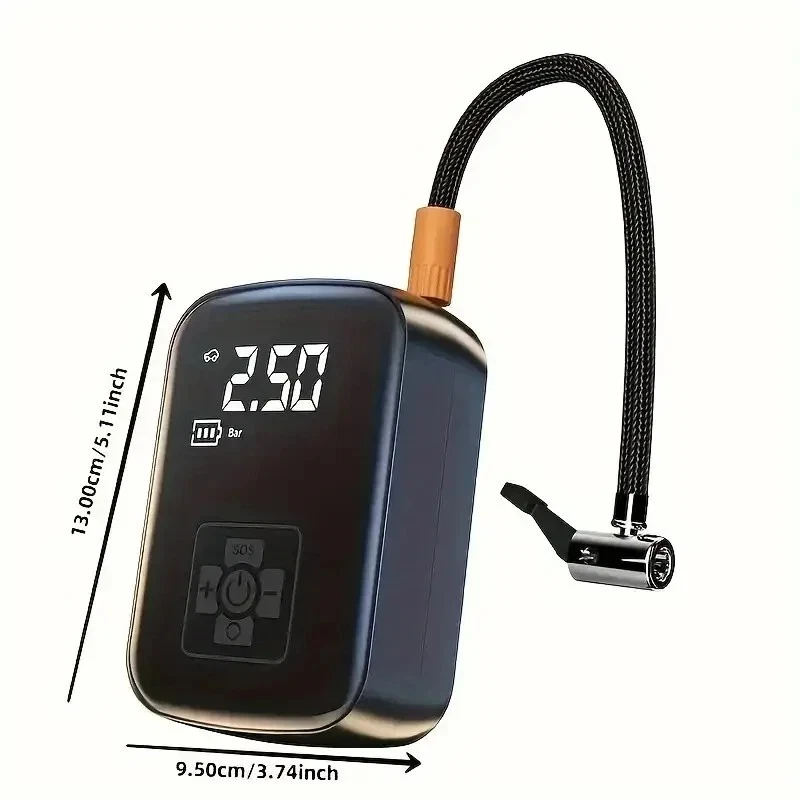 150PSI Wireless Car Air Compressor Pump Inflator Electric Tire Pump Motorcycle - Image 4 of 4