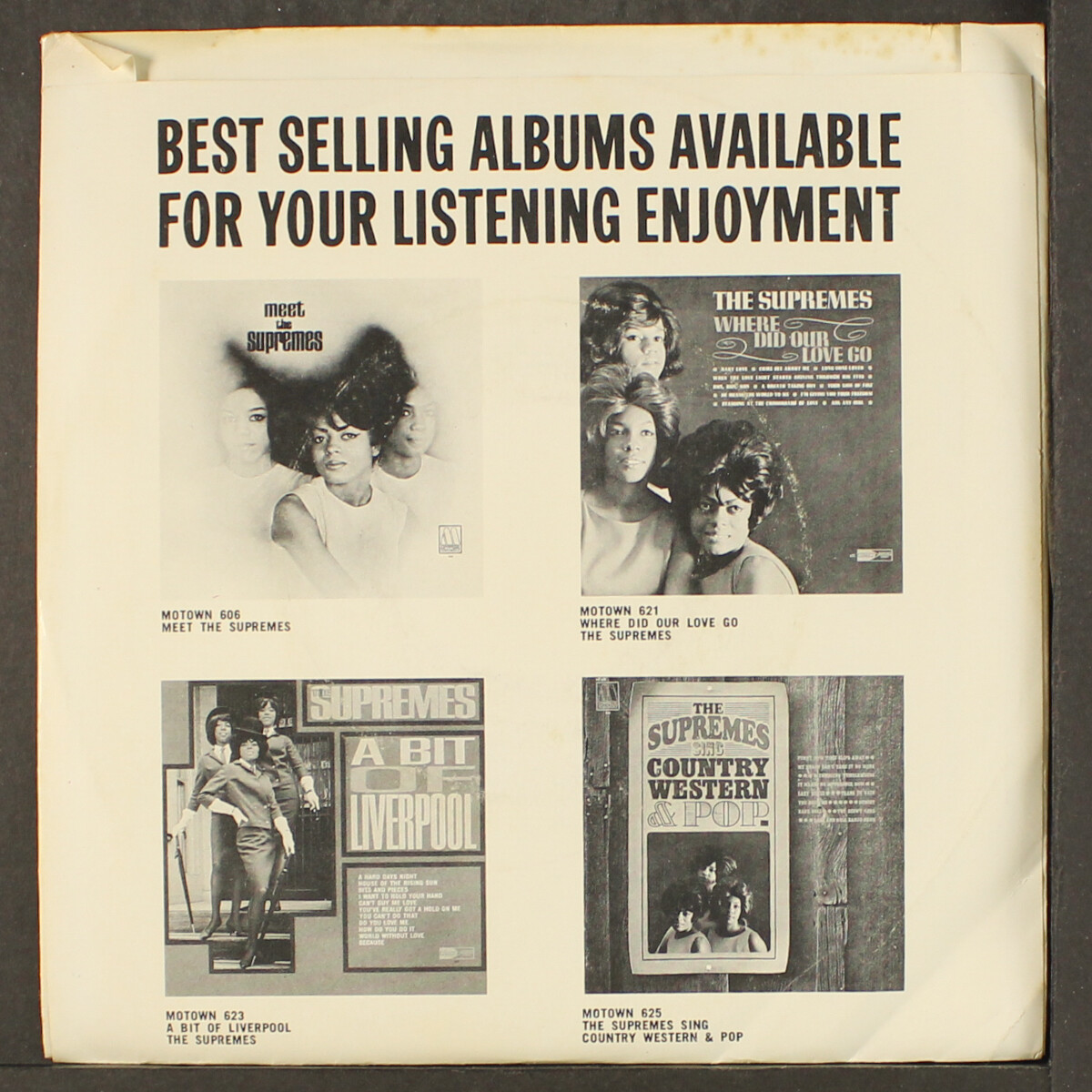 SUPREMES: stop! in the name of love / i'm in love again MOTOWN 7