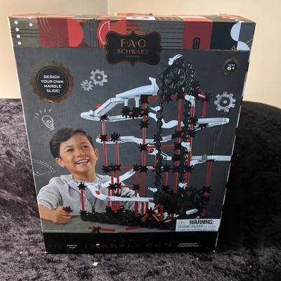 FAO Schwarz, 313 Pc Marble Run Slide Learn Kinetic Engineering