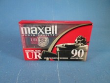 Lot of 4 MAXELL UR90 Audio Cassette Tapes 90 Minute Normal Bias New Sealed