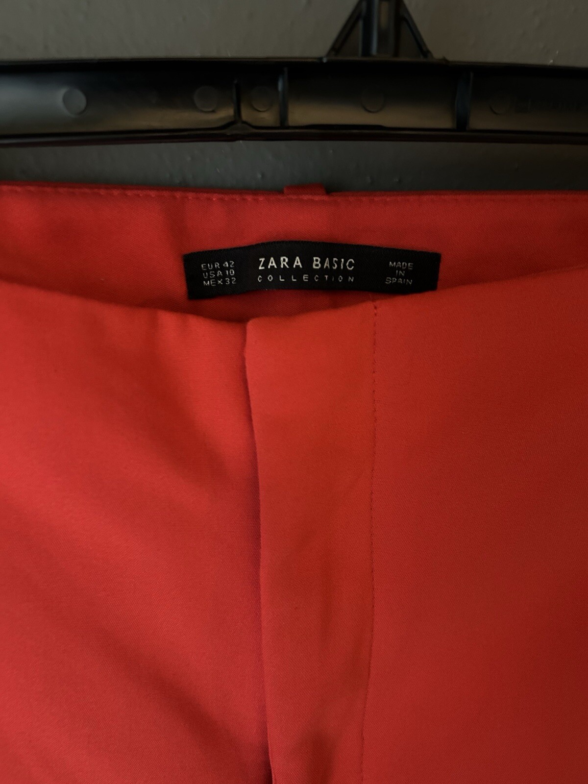 Zara Basic Collection Red Orange Pants Business C… - image 3