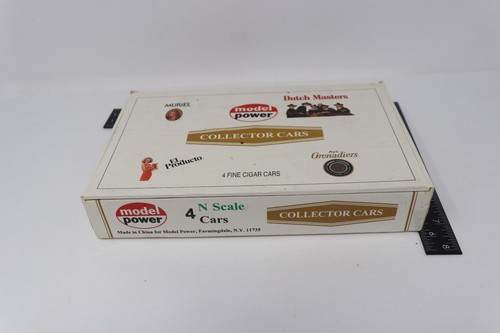 Model Power N Scale Collector Dutch Masters 4-Pack Fine Cigar Train Cars in Box - Picture 9 of 12