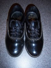 Boys Dress Shoes - Shinny Faux Patent Leather - Classic Oxford Styling