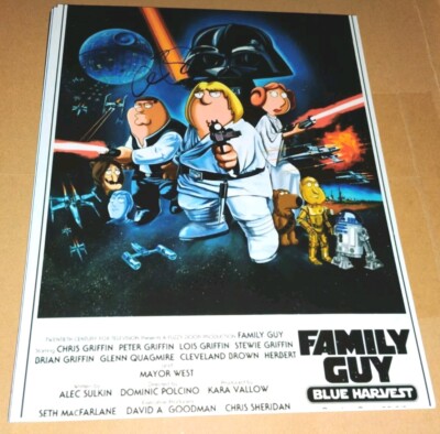 ALEX BORSTEIN FAMILY GUY LOIS GRIFFIN SIGNED STAR WARS BLUE HARVEST 8X10 PHOTO