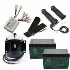 DC 500W 24V Motor Kit Controller Throttle Grip Pedal Battery Scooter ATV Go kart