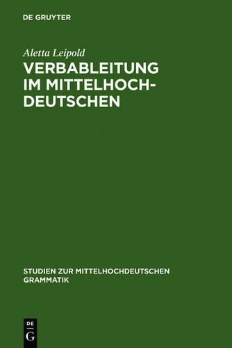 Aletta Leipold Verbableitung Mittelhochdeutsc (gebundene Ausgabe) (us