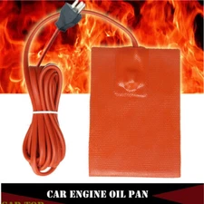 Car Silicone Heater Pad Engine Hydraulic Tank Heating Plate Oil Pan Sump Tool