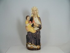 Holz Marien Figur GNADENMUTTER MARIAZELL geschnitzt H24,5 cm Mariazeller Madonna