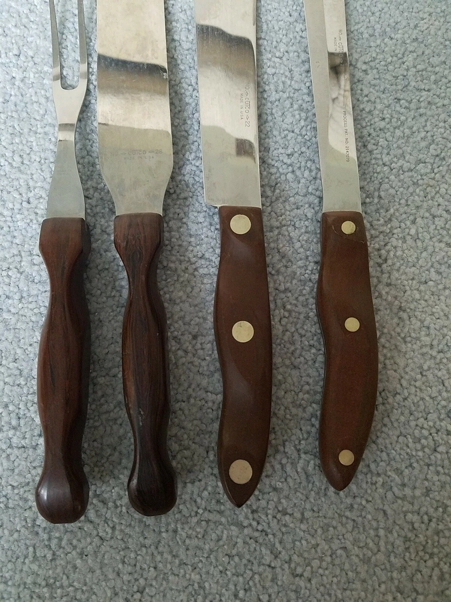 Vintage CUTCO Serving Fork Set 15 Bakelite Wall Mount Forks