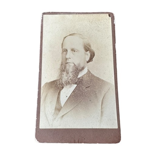 Gabinete Tarjeta Hombre Victoriano Retrato Wheeler Ottawa Illinois - Imagen 1 de 2