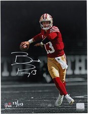 BROCK PURDY San Francisco 49ers - Autographed 16x20 Photo (RP)
