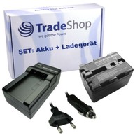 2In1 Set: Akku 3200Mah + LadegeräT Mit Netzteil FüR Sony NP-QM71 NP-FM90 NP-QM91