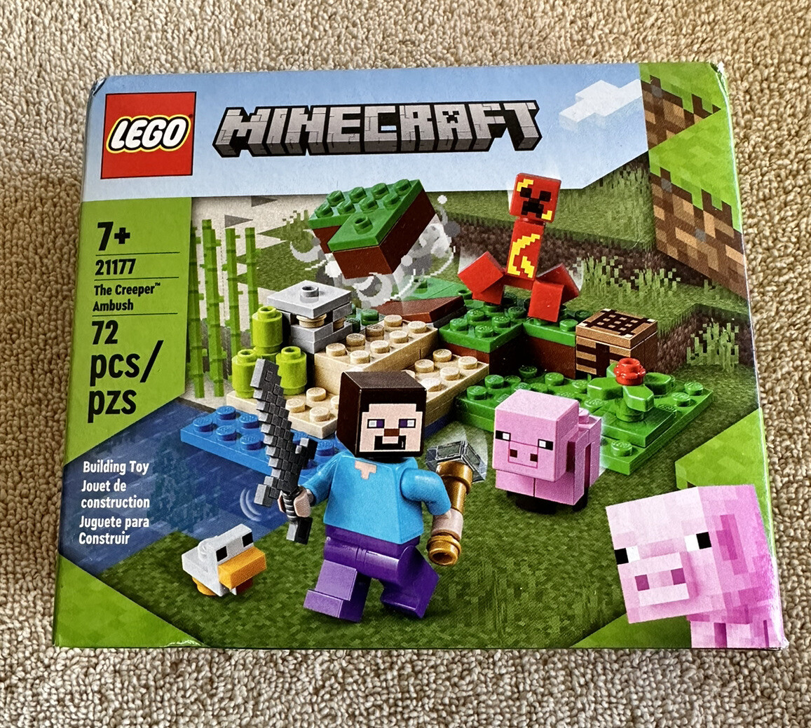 ®️ LEGO Minecraft The Creeper Ambush 21177 Gaming Playset 72 Pieces