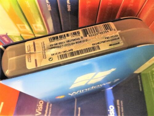 Windows 7 Professional 32/64-Bit DVD FQC-00133 100% Genuine UK Retail Software - Picture 2 of 4