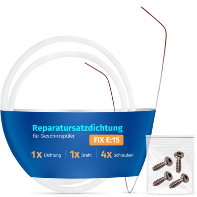 1× Reparatursatz SKL Pumpentopf Dichtung Set wie Bosch Siemens Neff 12005744 E15