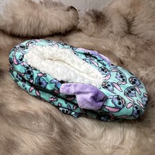 NWT Disney Stitch Slipper Socks - Cozy  Warm - Size S/M 5 1/2 To 7 1/2 