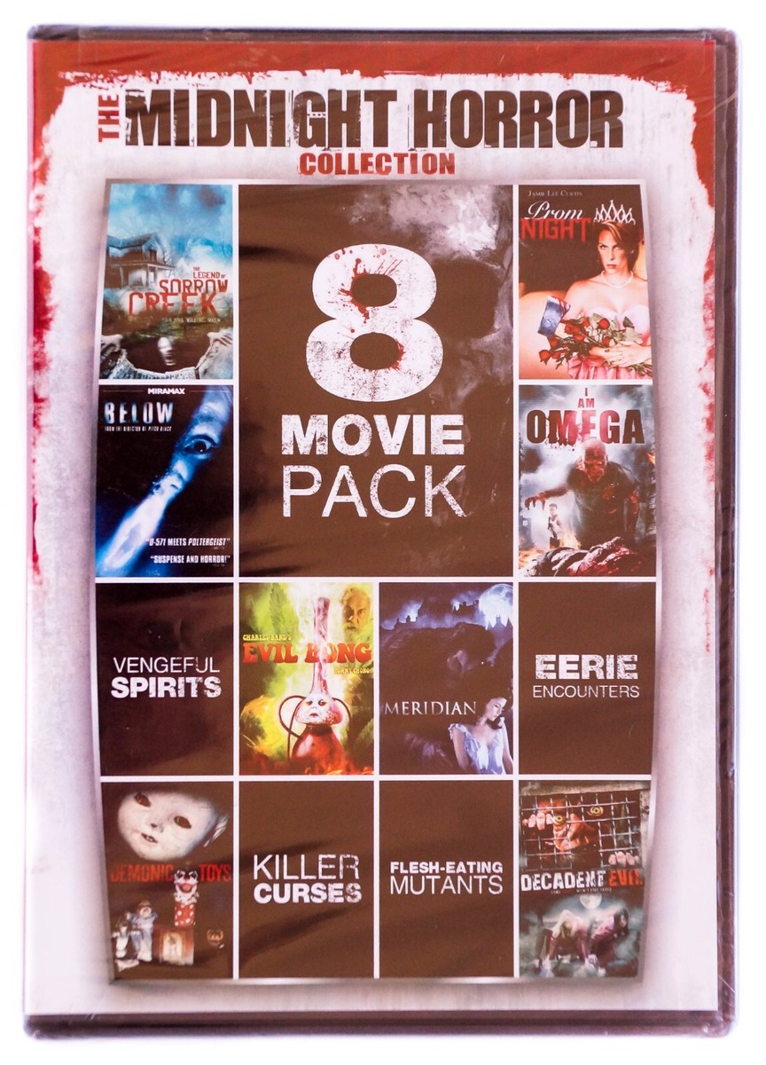 The Midnight Horror Collection DVD, 8 Movie Pack, Prom Night, I Am